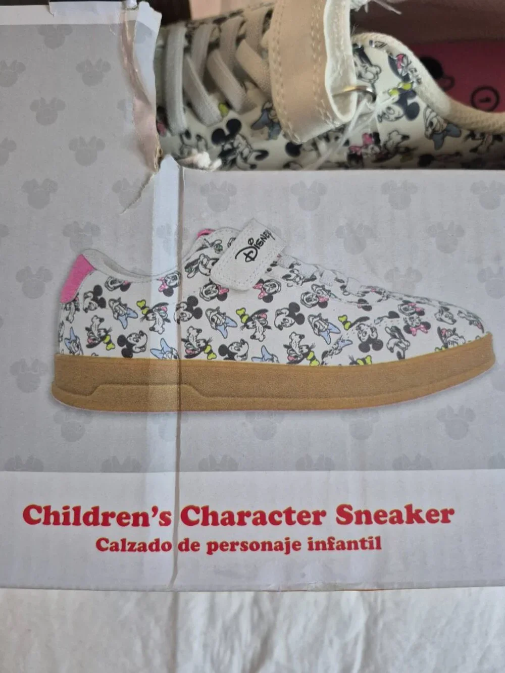 Disney Minnie And Friends Children’s Character Sneakers Size: 1,  NWB